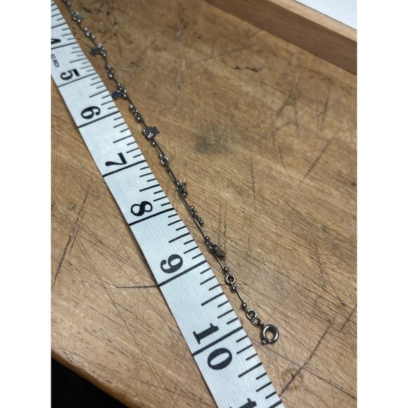 Silver Butterfly Charm Anklet With Adjustable Chain For Women - Picture 8 of 8